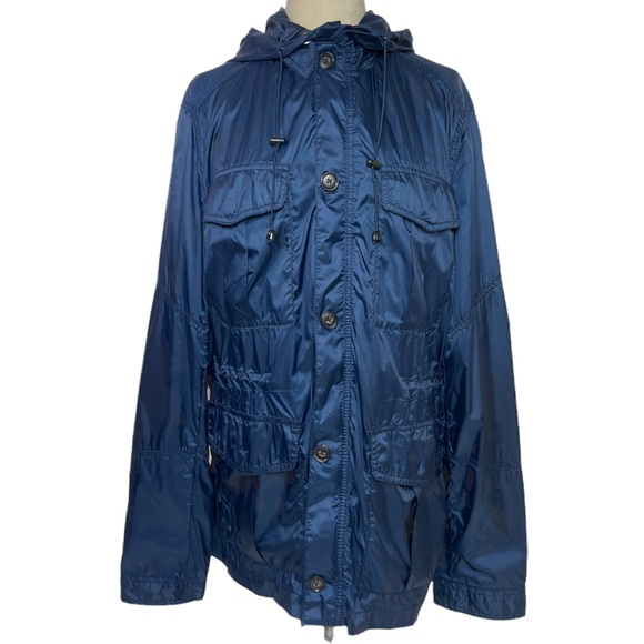 Lightweight Jacket with Hood Windbreaker Rain Repellent Resistant Womens Size L - Picture 12 of 12